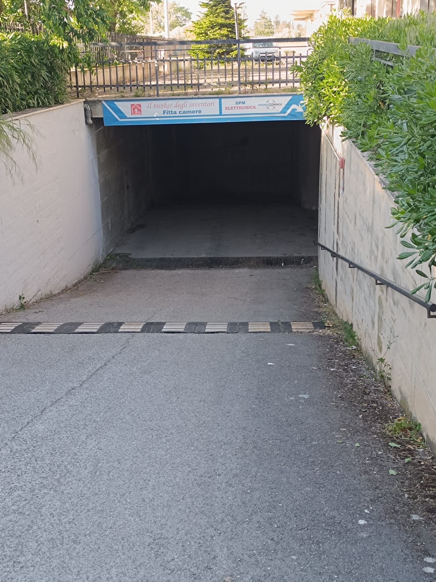 Rampa di accesso al Bunker degli Inventori